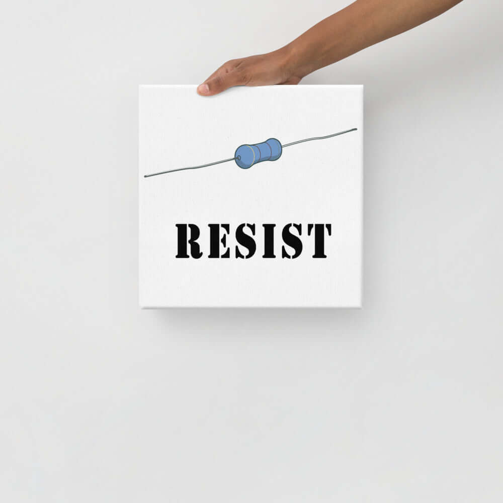 Make: Resist Canvas Art