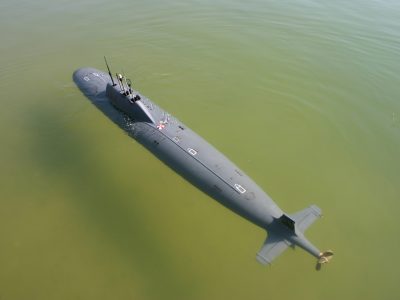 Five Foot Scratch Built Radio Controlled Russian Alfa Submarine - Maker Faire Los Angeles 2024