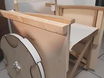 SEDIA ROTELLE SALISCALE PIEGHEVOLE ELETTR. BREVET. - Maker Faire
